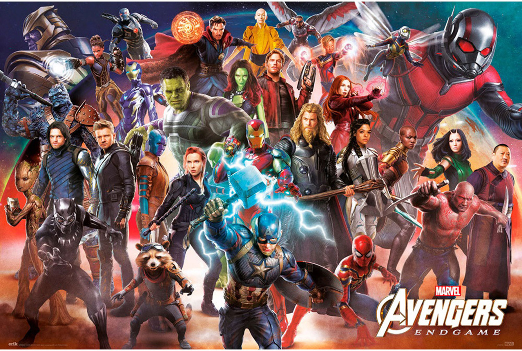 - Line Up Avengers - Endgame