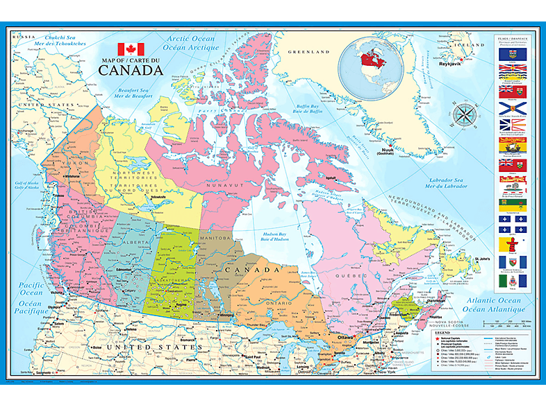 Landkarten - Map of Canada