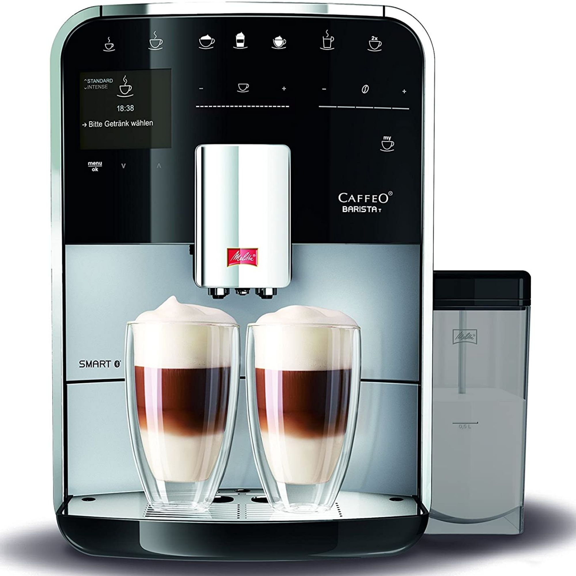 MELITTA Barista T Smart Kaffeevollautomat F schwarz-Edelstahl 84/0-100 schwarz-Edelstahl
