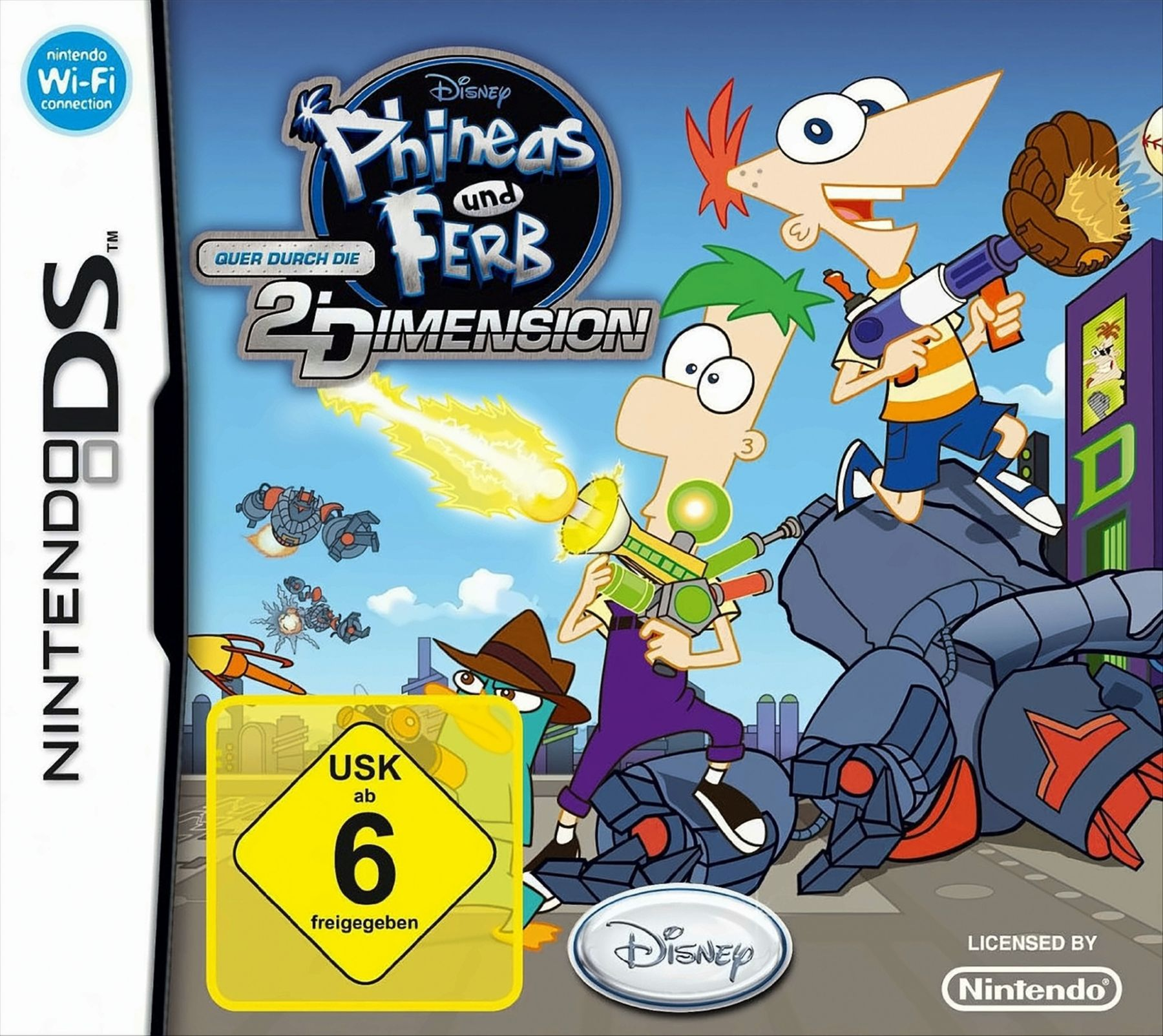 durch Quer die 2. Ferb: Phineas Dimension [Nintendo DS] - und