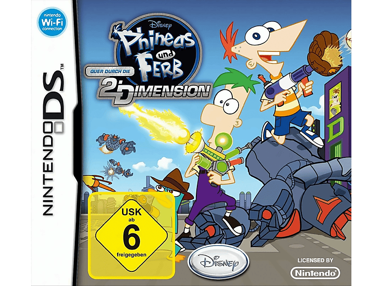 durch Phineas Quer [Nintendo die und Ferb: - Dimension 2. DS]