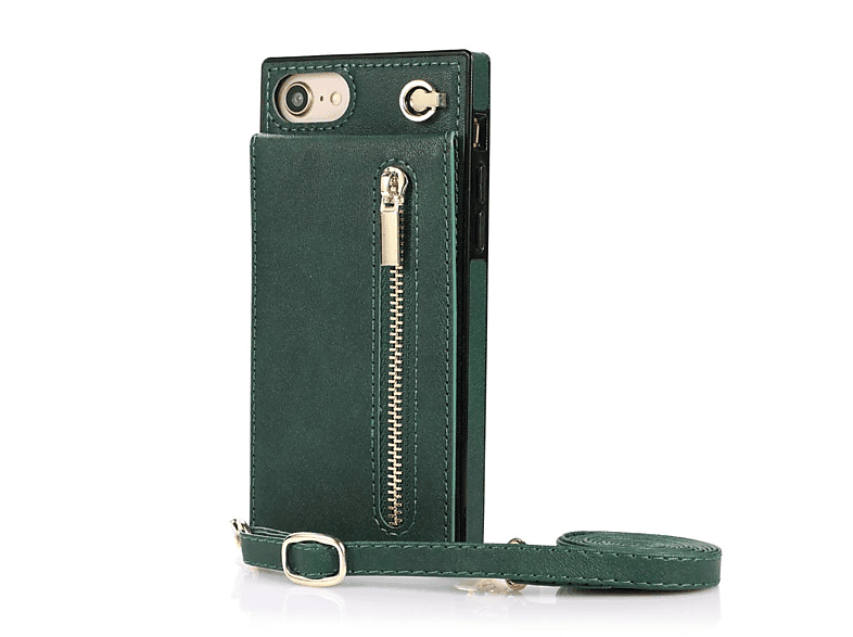 Grün Apple, Zipper CASEONLINE Necklace, iPhone Umhängetasche, 8,