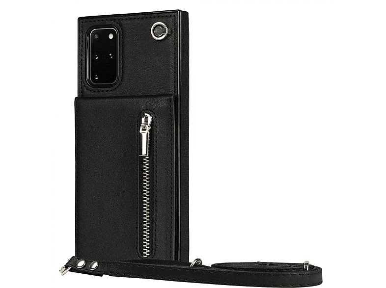 Galaxy Zipper CASEONLINE Samsung, Necklace, Umhängetasche, S20 Schwarz Plus,