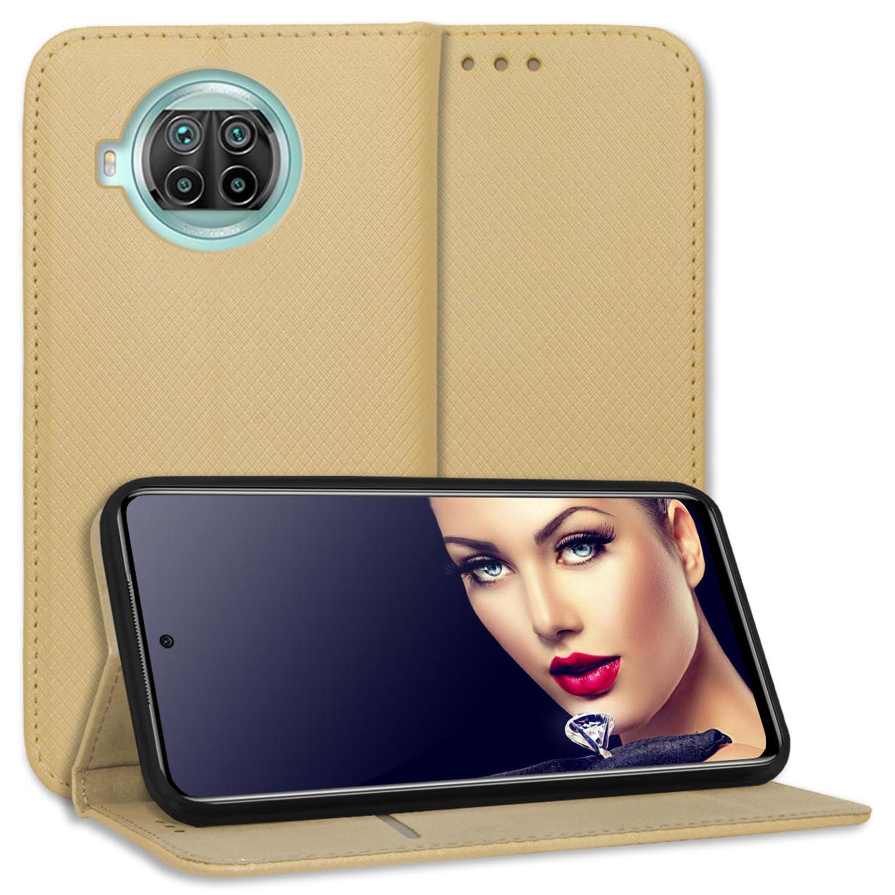 Klapphülle, Bookcover, Magnet Lite Mi Gold MORE ENERGY Smart Xiaomi, 10T MTB 5G,