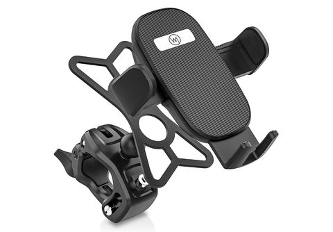 WICKED CHILI QuickMOUNT Fahrradhalterung / Motorradhalterung Set für Apple  iPhone 12 Pro Max (6,7 Zoll) Fahrrad / Motorrad Handy Halterung, schwarz