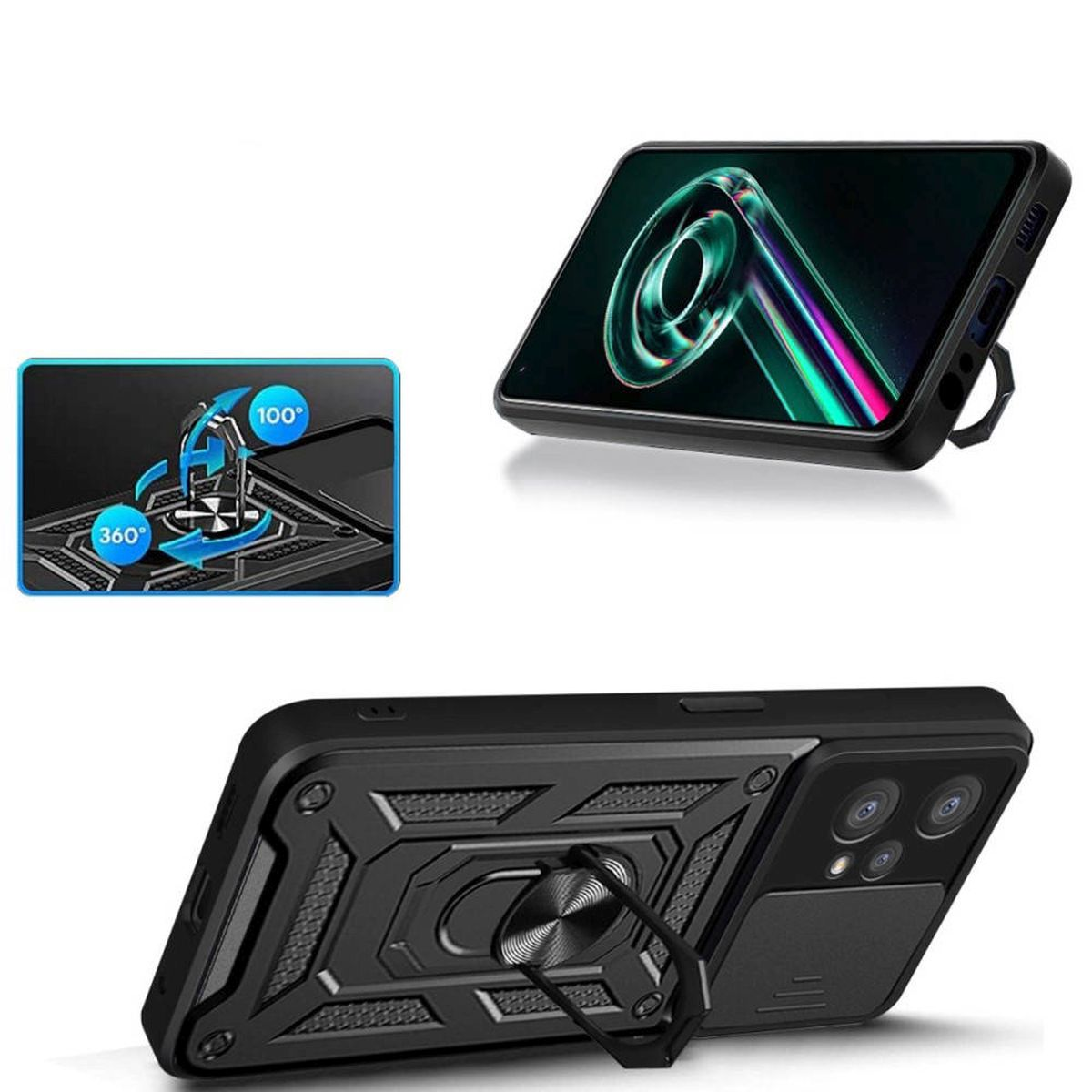 COFI CamShield Armor, Backcover, 11s, Redmi Xiaomi, Note Schwarz