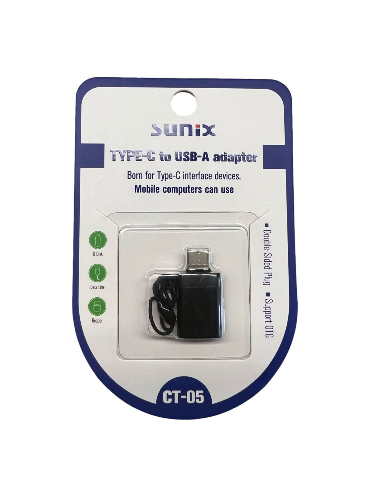 USB-A Kabeladapter Typ-C auf SUNIX