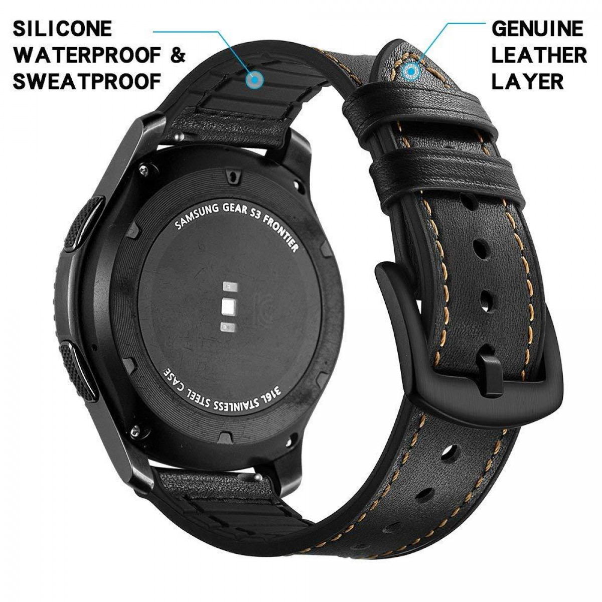 S3 Frontier Uhrenarmband FÃ¼r Samsung Galaxy Watch Uhrenarmband