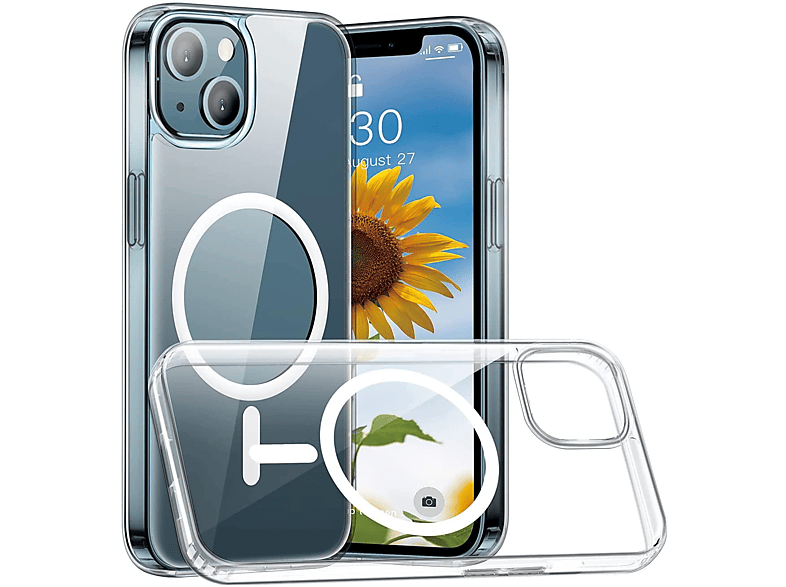 Hülle Max, Apple, Max iPhone MagSafe-Ladegerät, Pro Pro 13 INF Backcover, kompatibel Transparent mit 13 iPhone