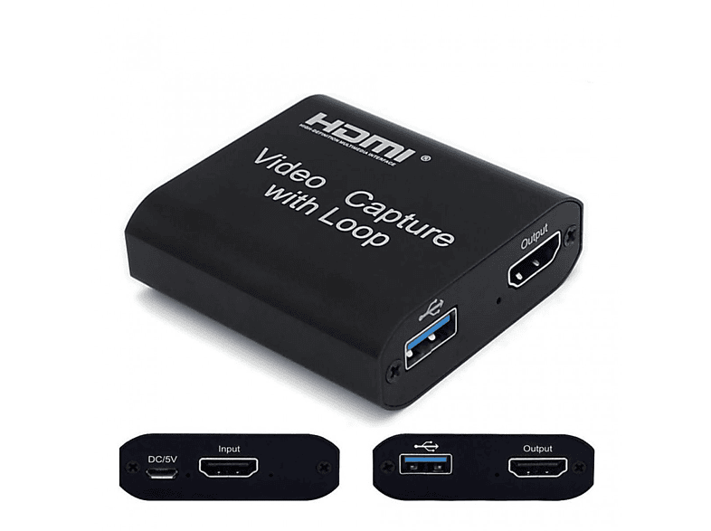 INF Videoaufnahmekarte mit Loop Out 4K in / 1080p out Video Capture