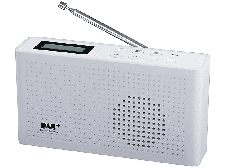 ROXX DAB 201 DAB+ Radio, DAB, FM, DAB+, DAB, FM, weiß MediaMarkt