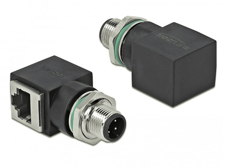 Schwarz DELOCK Adapter, 66313
