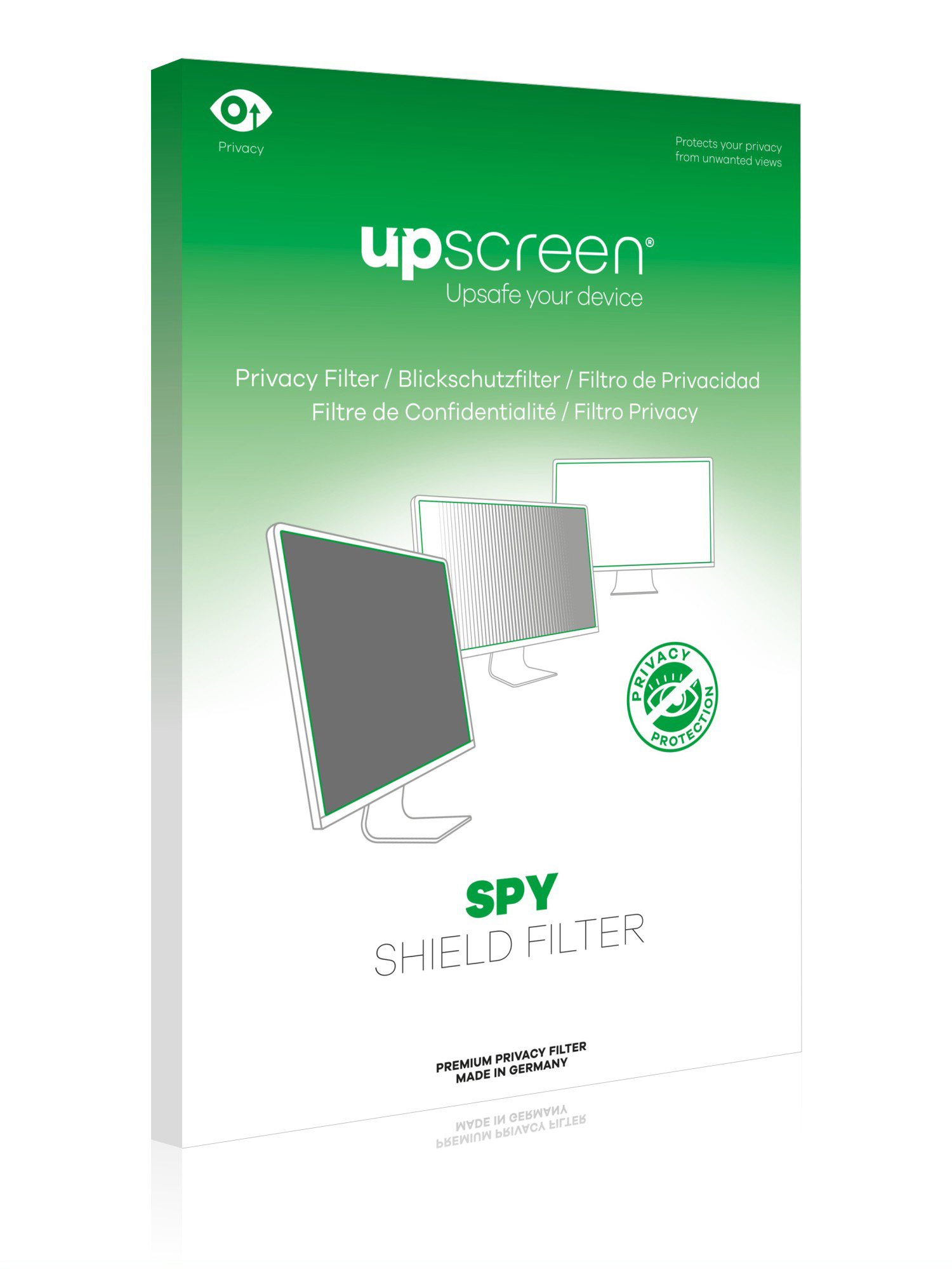 UPSCREEN Anti-Spy 700A3D-S01) Blickschutzfilter(für Samsung