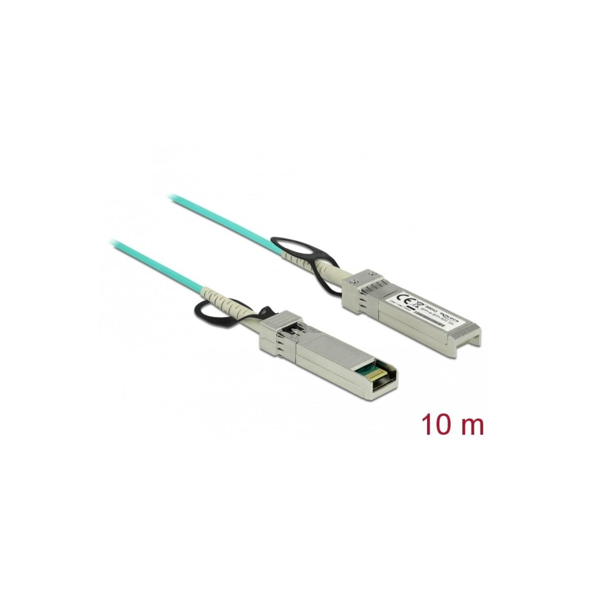 DELOCK 86643 SFP+ Direct Attachment (AOC), Cable Active Türkis
