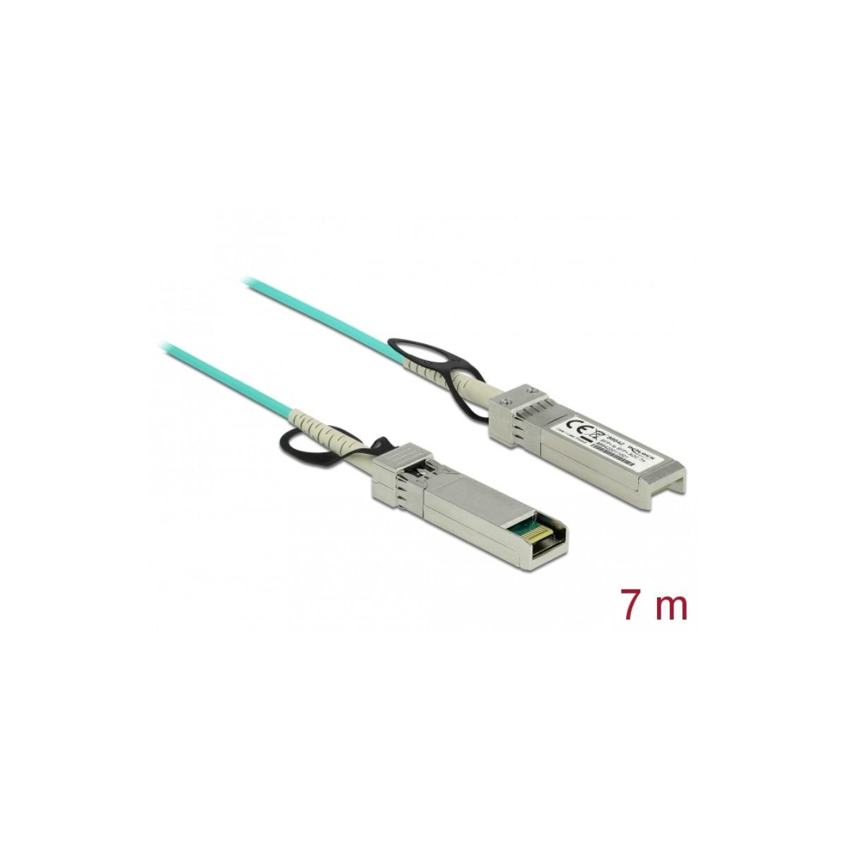 DELOCK 86642 SFP+ Direct Cable (AOC), Türkis Attachment Active