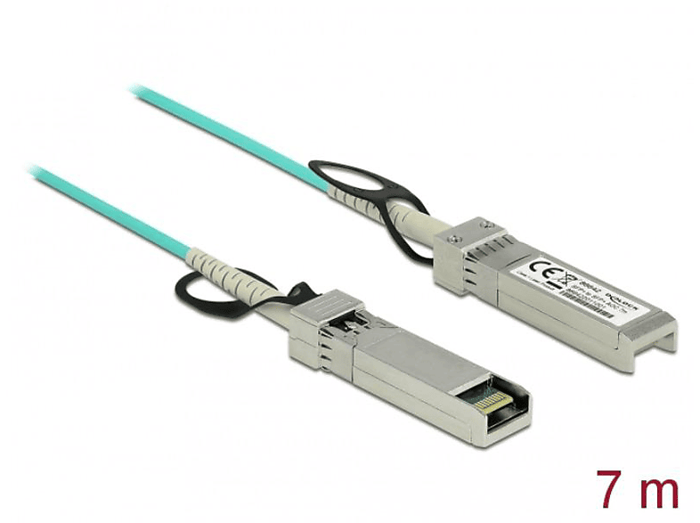 DELOCK 86642 SFP+ Direct Attachment (AOC), Active Türkis Cable
