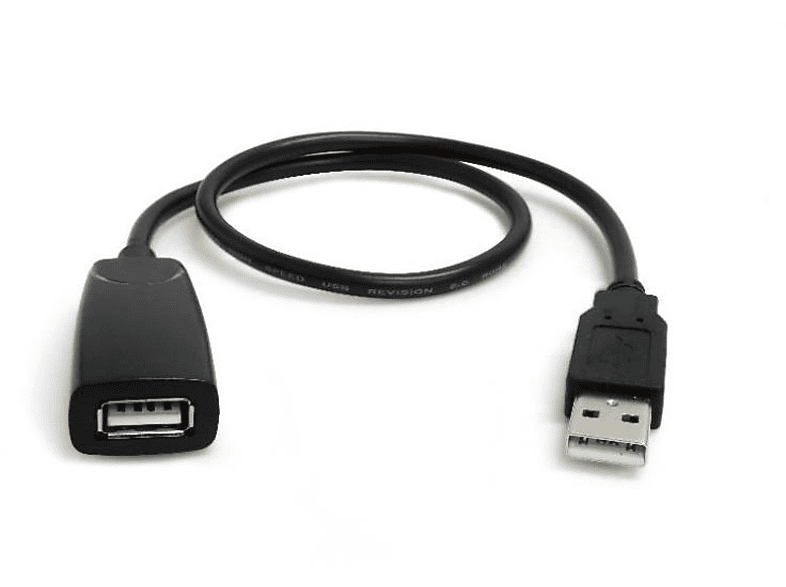 Kabel, ALFA AUSBC-50CM USB NETWORK Schwarz