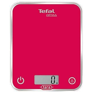 Balanza de cocina - TEFAL BC5003V1, 5 kg, Rojo
