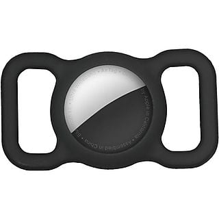 Funda AirTag - INF Apple AirTag shell collar de silicona para perros  Negro