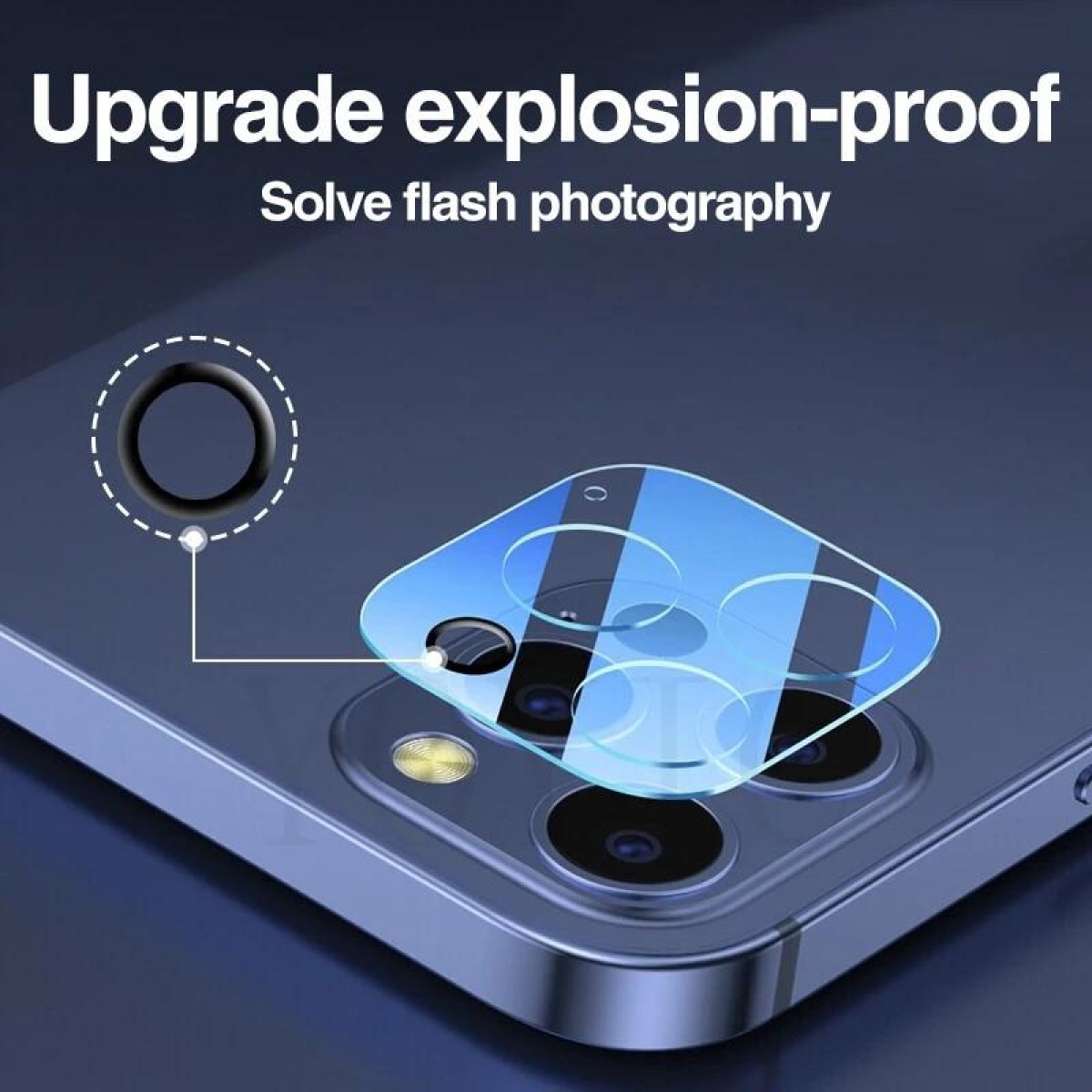 12 Pro Glas Kameraschutz(für Max iPhone Pro Max) aus iPhone gehärtetem 12 Kameraschutz 2er-Pack Apple INF für