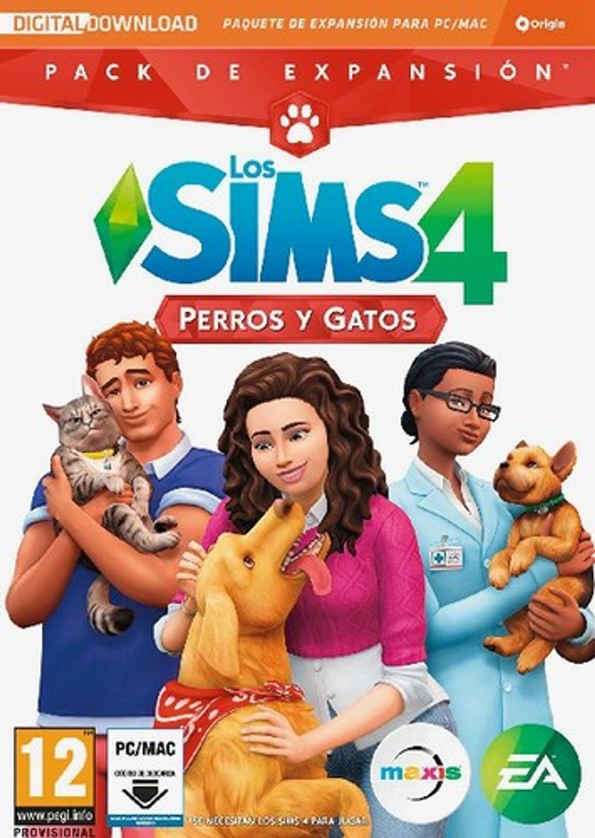 PC Los Sims 4 Perros y Gatos - Pack de expansión para PC y MAC