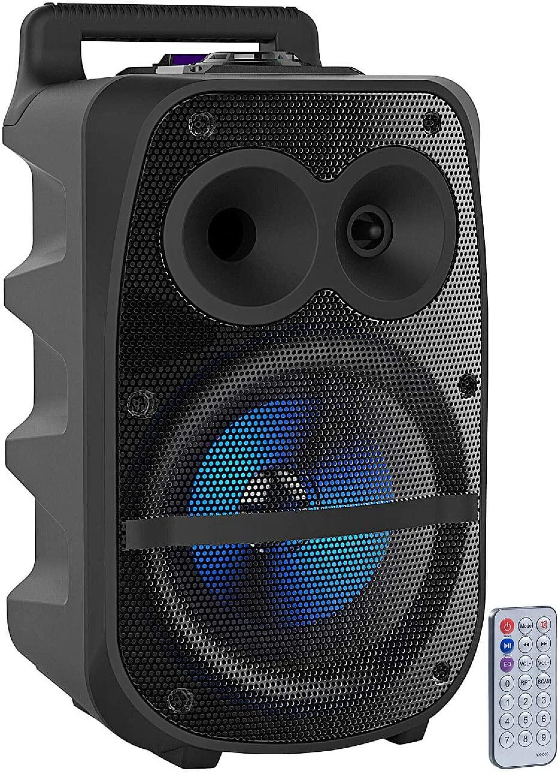 Lautsprecher (Aktiv-Lautsprecher, Bluetooth Partylautsprecher schwarz) AUVISIO
