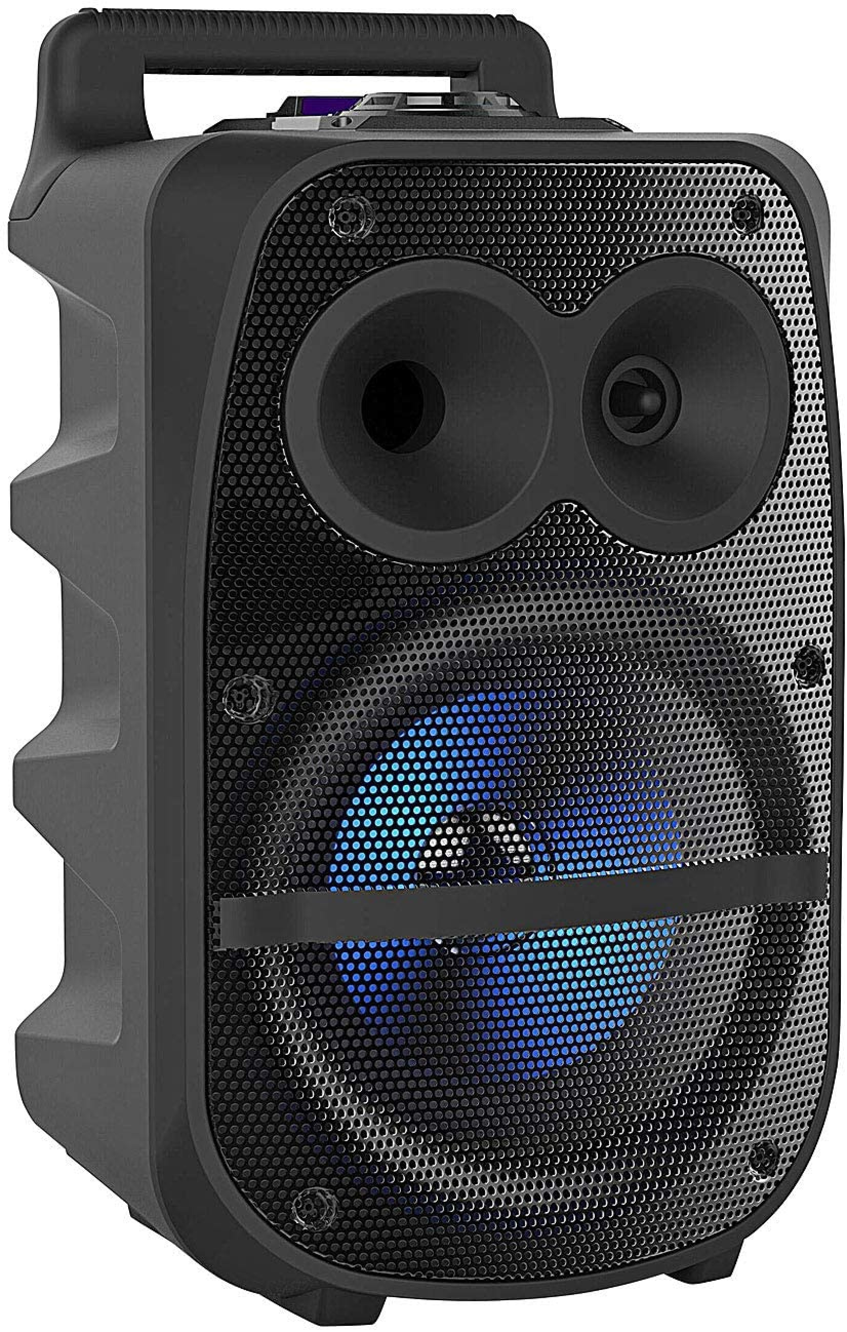 AUVISIO Bluetooth Lautsprecher Partylautsprecher (Aktiv-Lautsprecher, schwarz)