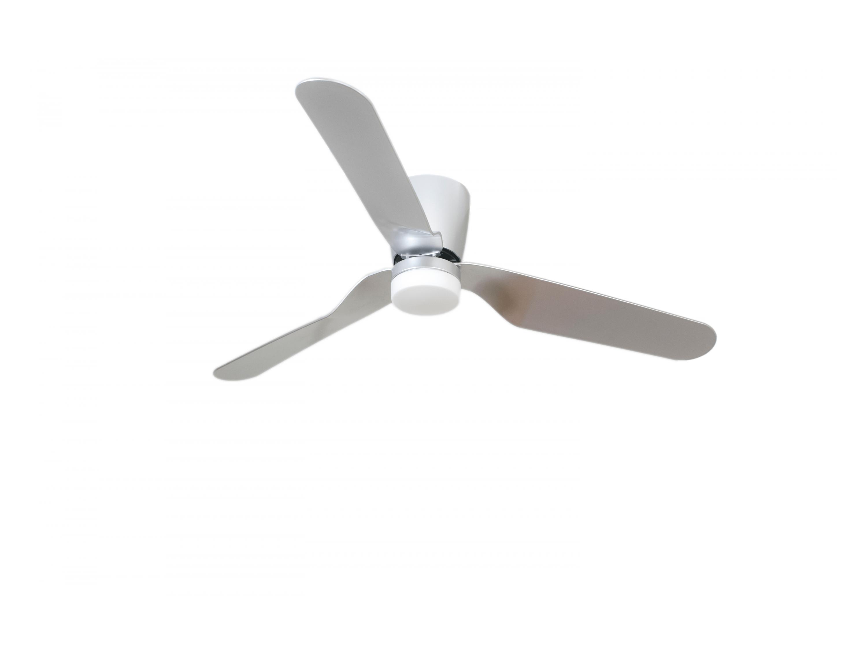 Klassfan Ventilador De techo dc 132 cm para bajos low profile sil