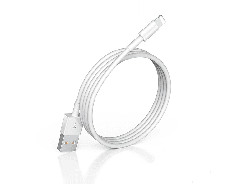 VENTARENT Lightning Ladekabel iPhone 14 / 13 / 12 / 11 Pro Max Mini / XS / XR / 8 / SE 2020 Datenkabel, iPhone Ladekabel, 1 m, Weiß