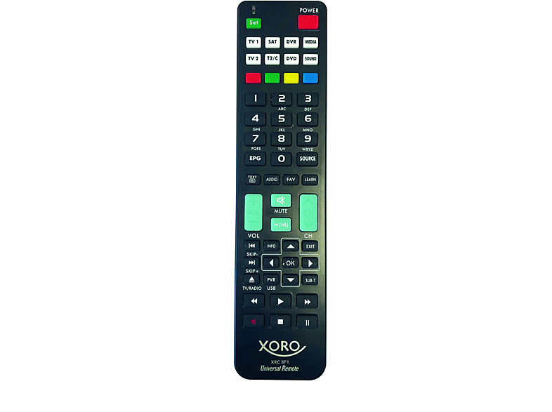 XORO XORO XRC 8F1 Universalfernbedienung für bis zu 8 Geräte Universal
