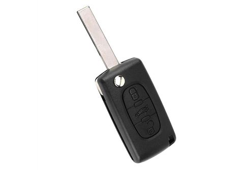 INF Schlüsselgehäuse kompatibel mit Citroën Sega C4 / Triumph C5 / Peugeot  schwarz, 65811123