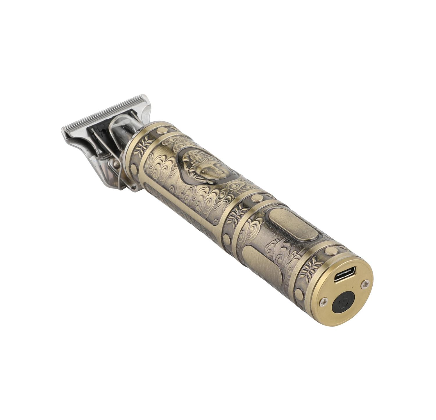 Bartschneider Herren, Haarschneider Haarschneidemaschine, Wiederaufladbares INF Barttrim Gold