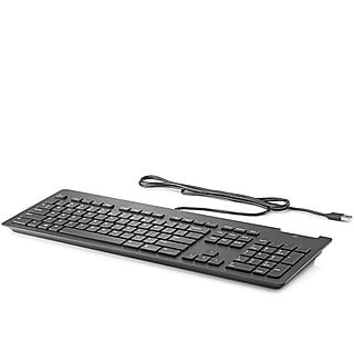 Teclado con cable - HP 803181-041, Alámbrico, Negro