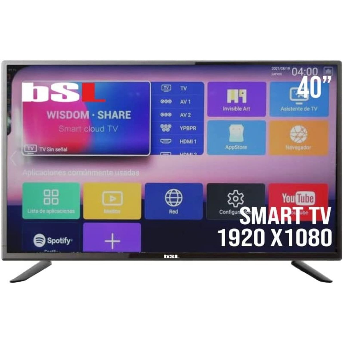 TV LED 40" - BSL-40S BELSON, Full-HD, Negro