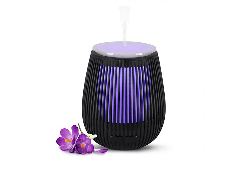 INF Aroma Diffuser Luftbefeuchter und Aromalampe 100 ml Luftbefeuchter schwarz (Raumgröße 8