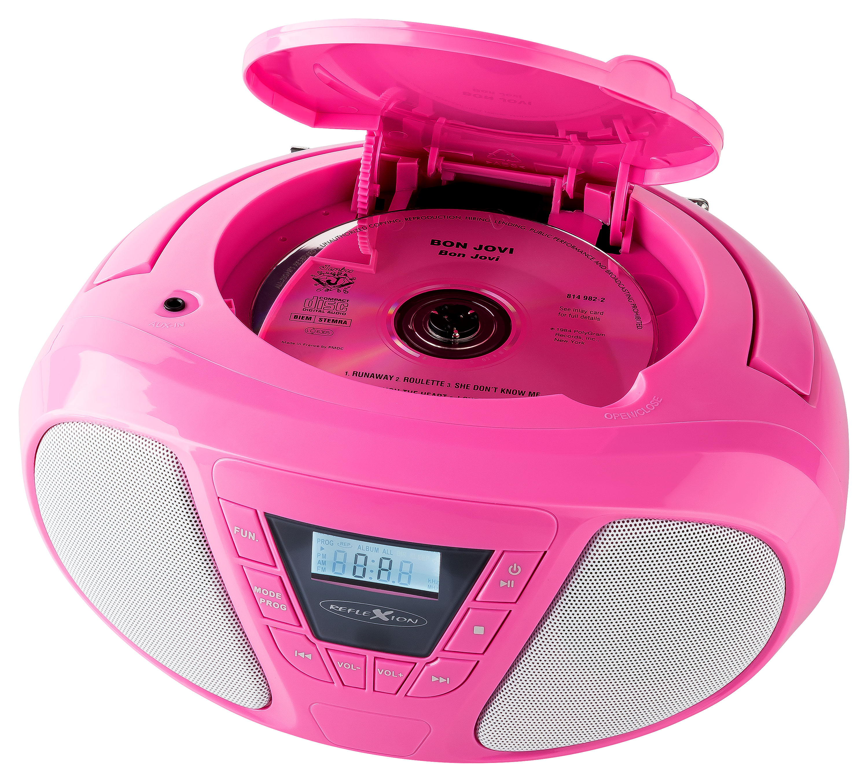 CDR614 pink Radiorecorder, REFLEXION pink
