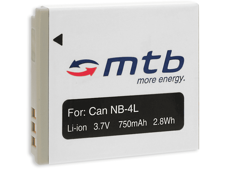 ENERGY NB-4L BAT-001 Akku, MORE MTB Li-Ion, 750 mAh