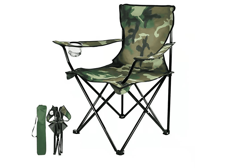Campingstuhl,Klappstuhl,Campingmöbel,Faltstuhl,Outdoor-Stuhl-Camouflage Leichter Campingstuhl BRIGHTAKE
