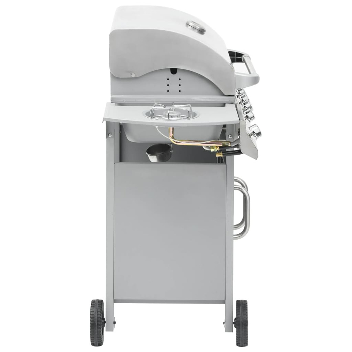 kW) Silber VIDAXL Gasgrill, (11,6 310108