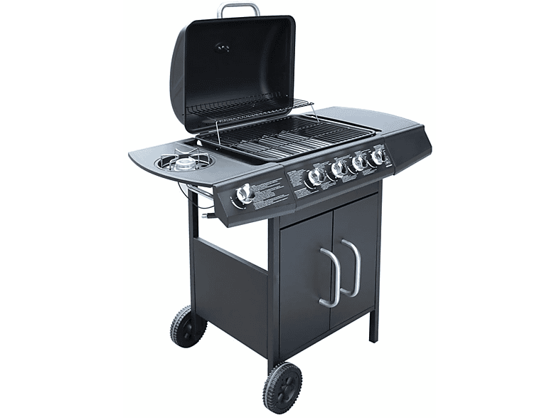 (8 Schwarz kW) VIDAXL 41898 Gasgrill,