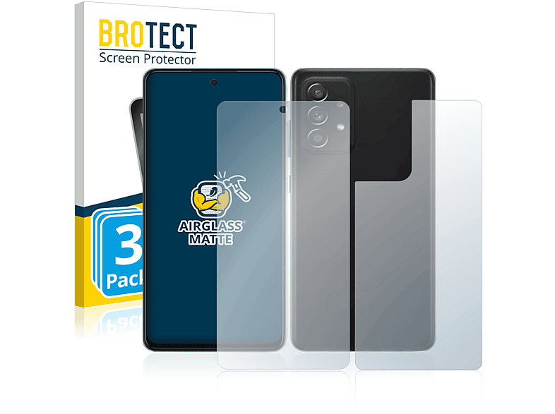 Airglass matte 3x BROTECT Samsung Schutzfolie(für A52) Galaxy