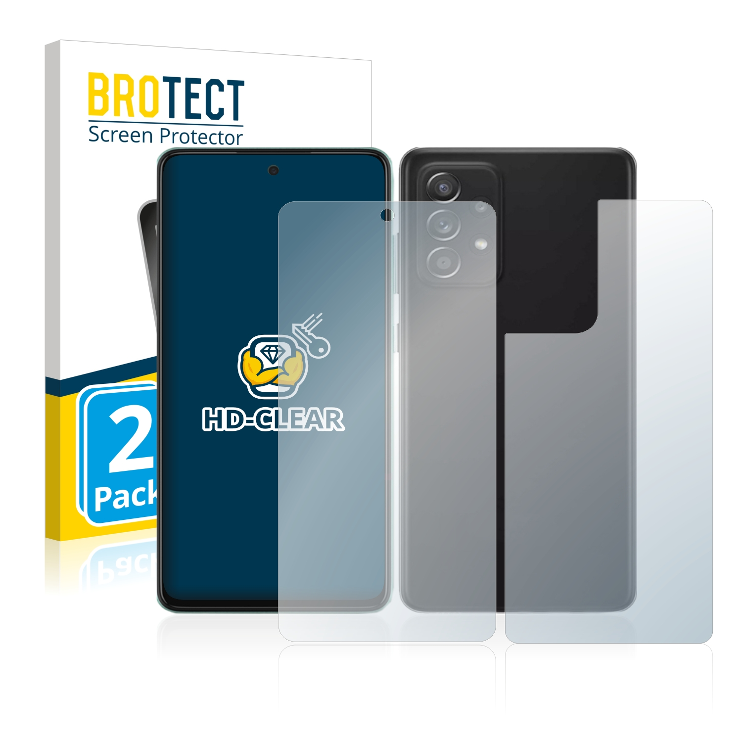 Galaxy 2x Samsung klare BROTECT A52) Schutzfolie(für