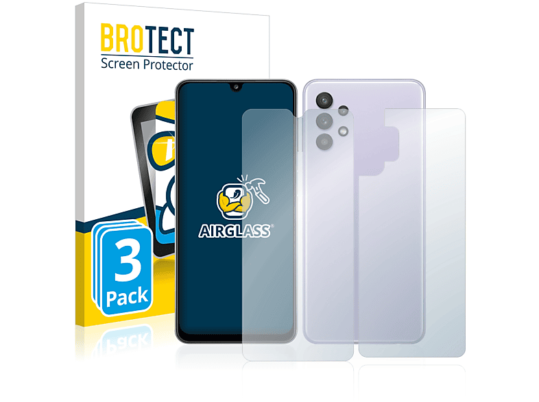 A32) Samsung klare 3x BROTECT Schutzfolie(für Galaxy Airglass