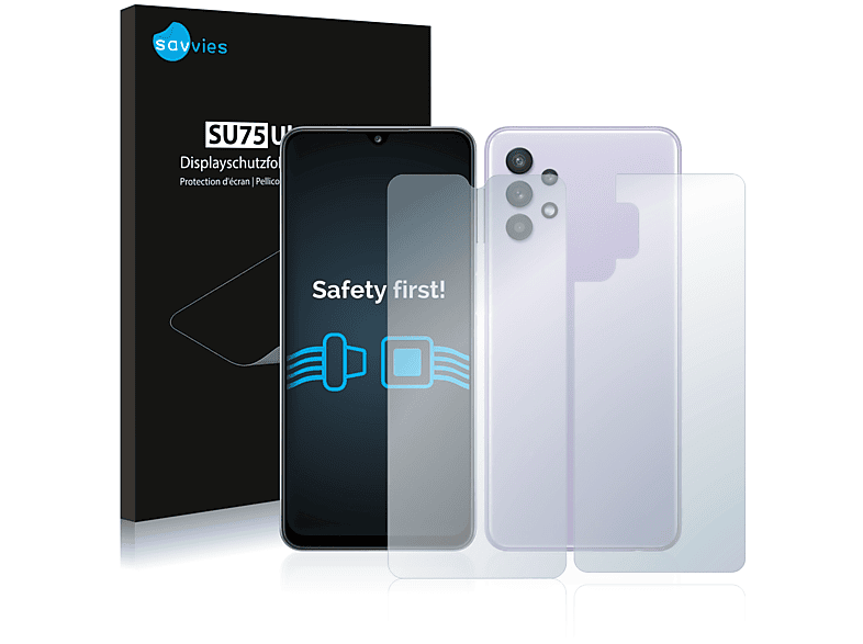 SAVVIES 18x klare Schutzfolie(für Samsung Galaxy A32)