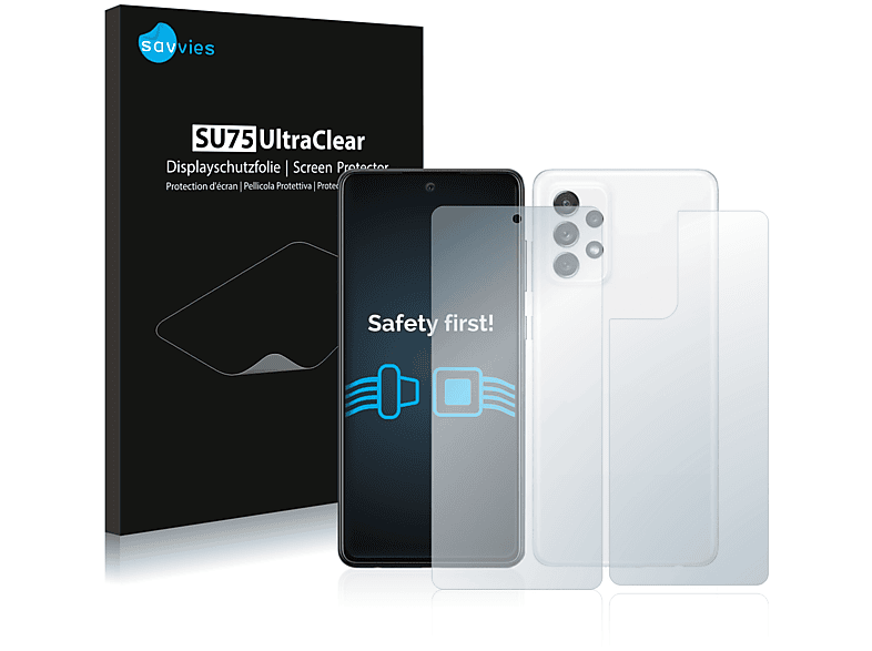 SAVVIES 18x klare A72 Schutzfolie(für Galaxy Samsung 5G)