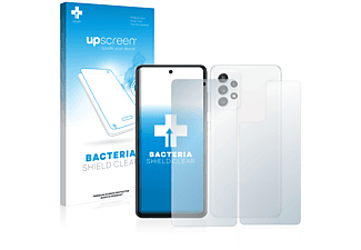 UPSCREEN antibakteriell klare Schutzfolie(für Samsung Galaxy A72 5G (Vorder + Rückseite))