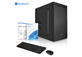 Office PC  - Office PC Intel MEGAPORT, Core i5-10400 6x2,90 GHz, 16 GB, 500 GB, Intel UHD Graphics, Windows 11, negro