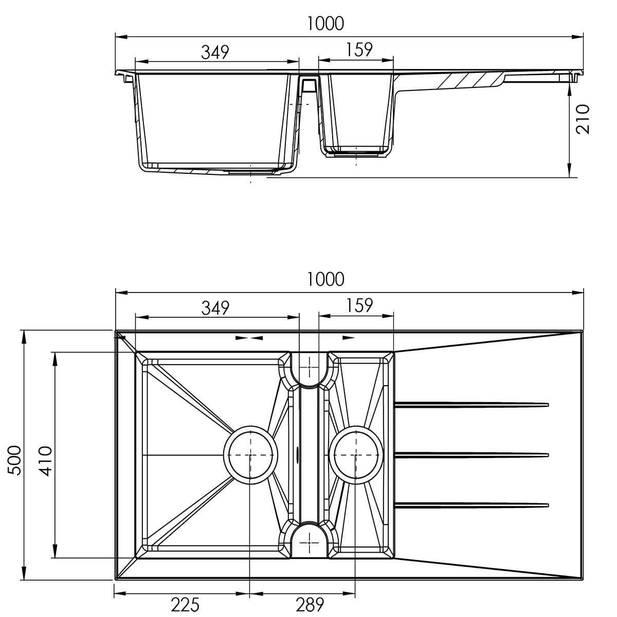 Schwarzer Hintergrund.