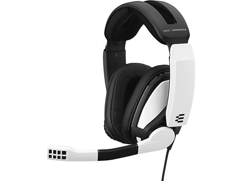 Headset, EPOS Gaming Schwarz Weiß / Kopfhörer GSP Gaming Kopfhörer, Over-ear Headset, 301,