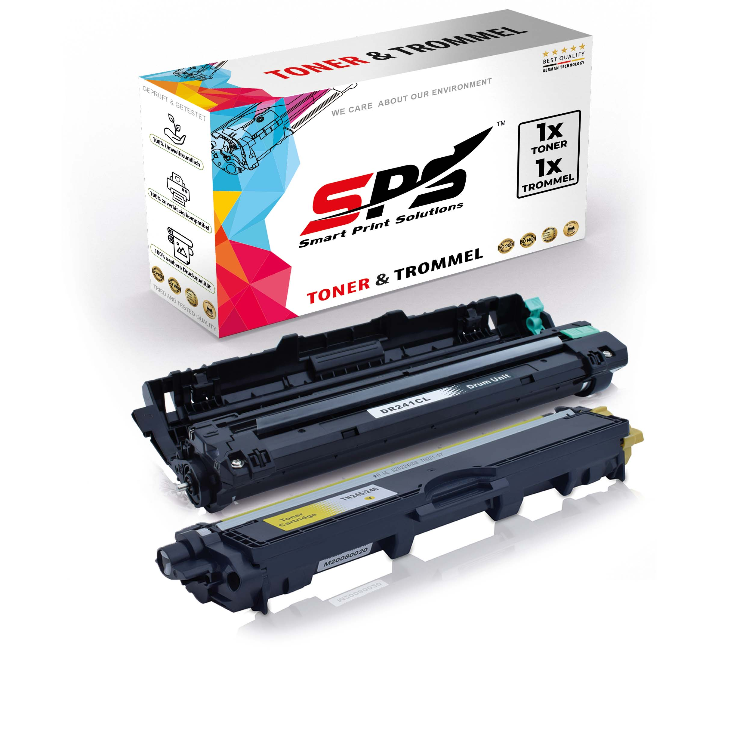 Gelb + (DR241 TN241) Unit SPS Drum Toner S-3918